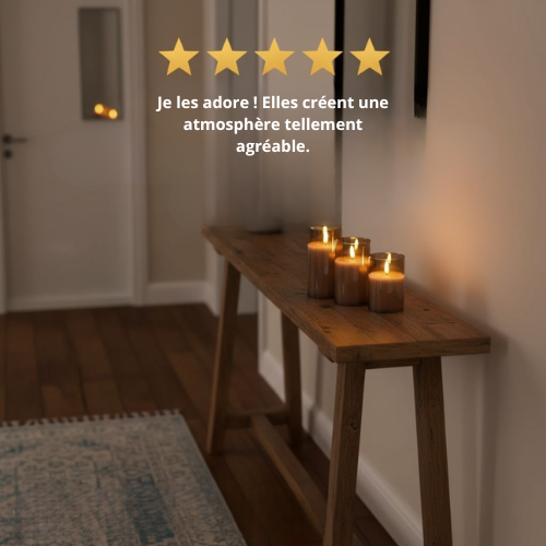 Bougies LED Flamerick® avec télécommande & minuterie – 2 ans de garantie